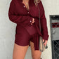 🔥Women's Solid Color Long Sleeve Shirt Dress