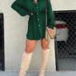 🔥Women's Solid Color Long Sleeve Shirt Dress