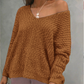 ✨Women's Off-the-Shoulder Sweater Loose Lightweight Pullover Top