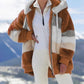 2025 new contrasting-color cotton jacket