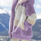 2025 new contrasting-color cotton jacket