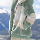 2025 new contrasting-color cotton jacket