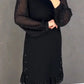 🔥Round neck dresses with plain rhinestones for women
