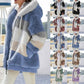 2025 new contrasting-color cotton jacket