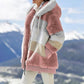 2025 new contrasting-color cotton jacket