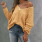 ✨Women's Off-the-Shoulder Sweater Loose Lightweight Pullover Top