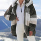 2025 new contrasting-color cotton jacket