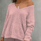 ✨Women's Off-the-Shoulder Sweater Loose Lightweight Pullover Top