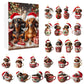 🎄Christmas Promotion 50% OFF🎅2025 Christmas Dachshund Advent Calendar Decorations🎁