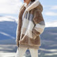2025 new contrasting-color cotton jacket