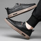 Italian handmade leather shoes, breathable casual shoes