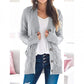 WOMEN'S AUTUMN CASUAL LONG-SLEEVE BUTTON-DOWN OPEN-FRONT CABLE-KNIT VEST (BUY 2, GET FREE SHIPPING)