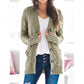 WOMEN'S AUTUMN CASUAL LONG-SLEEVE BUTTON-DOWN OPEN-FRONT CABLE-KNIT VEST (BUY 2, GET FREE SHIPPING)