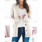 WOMEN'S AUTUMN CASUAL LONG-SLEEVE BUTTON-DOWN OPEN-FRONT CABLE-KNIT VEST (BUY 2, GET FREE SHIPPING)
