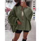 Chic Women's Round-Neck Sweater Coat