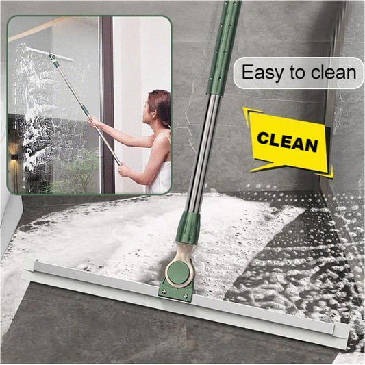 💧 60% OFF! ✨ Multifunctional Silicone Broom - Dry/Wet Cleaning, Removes Lint and Hair from All Types of Floors 🏠🧹