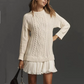 Women's Cable-Knit Mini Sweater Dress