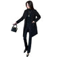 ⏳Time-limited 50% OFF⏰Women's Elegant Black Striped Coat