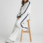 🔥New Arrival 50% Off-Women's Color-Block Sweatshirt & Wide-Leg Lounge Pants Set