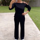 Women’s Stylish Top & Wide Leg Pants 2-Piece Set