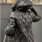 ✨Women's Hooded Patchwork Cotton Jacket – Retro Color-Block Warmth for Autumn & Winter