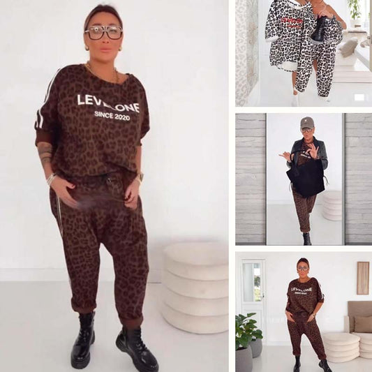 🐆 Women's Chic Leopard Print Co-ord Set – Versatile for Daily & Party Looks
